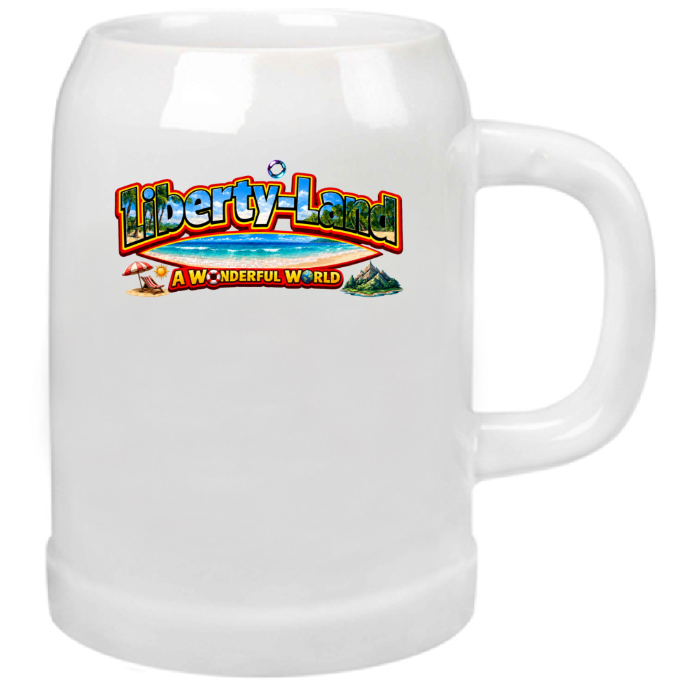 Boccale Birra T-Shirt Verso un Mondo Migliore