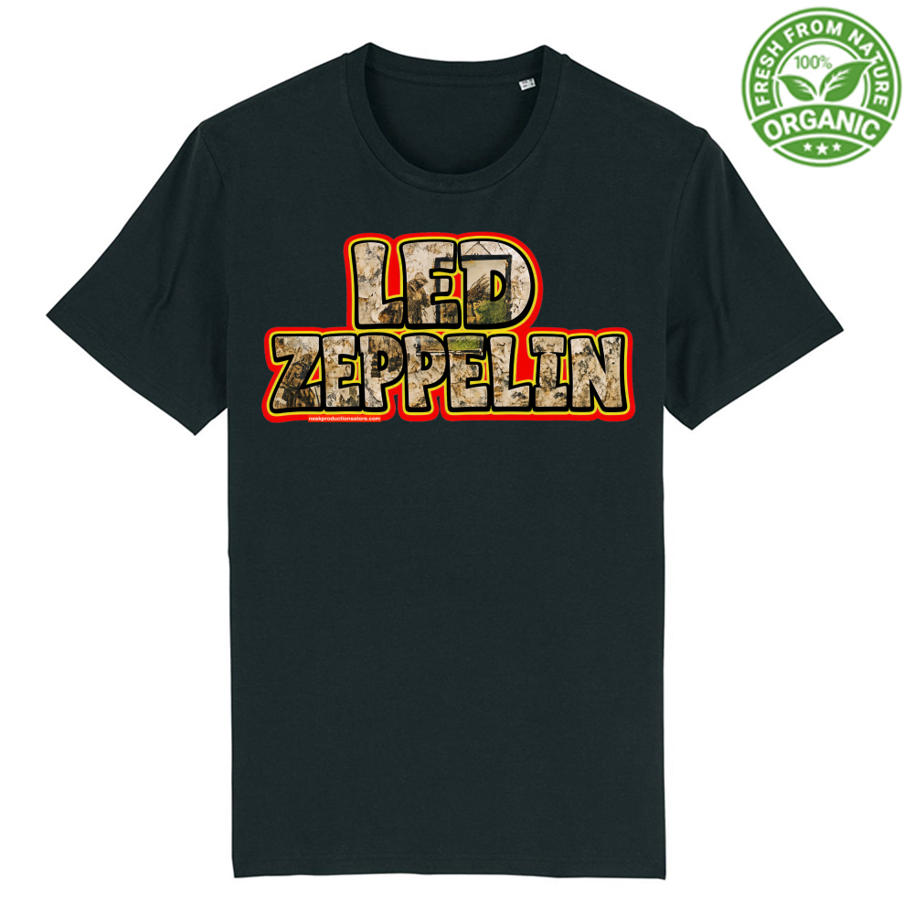 T-Shirt Unisex Organica linea Led Zeppelin  A