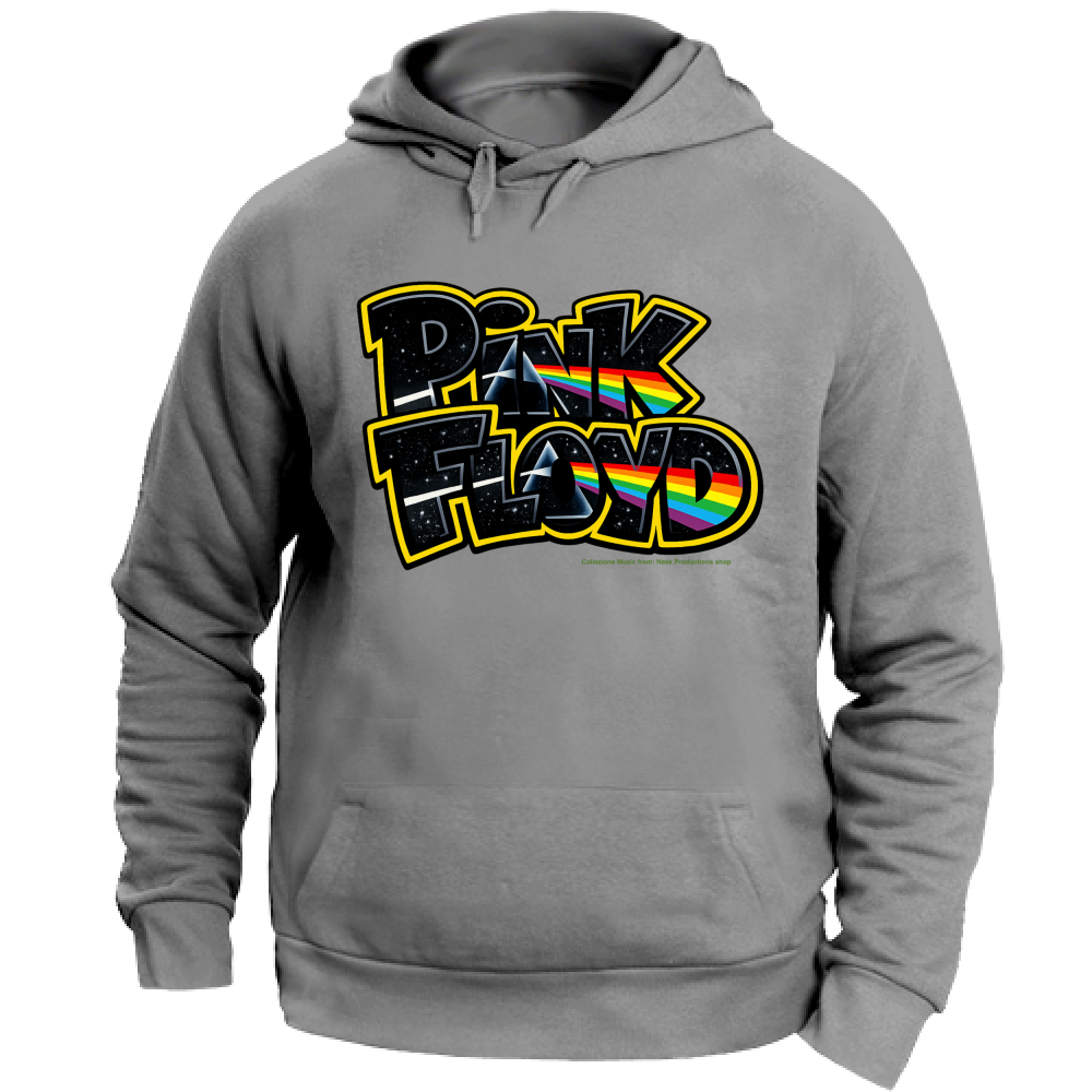 Felpa con Cappuccio Unisex Large linea Pink Floyd
