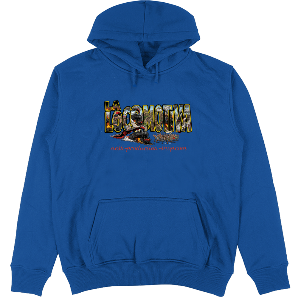 Felpa Unisex con Cappuccio linea la locomotiva