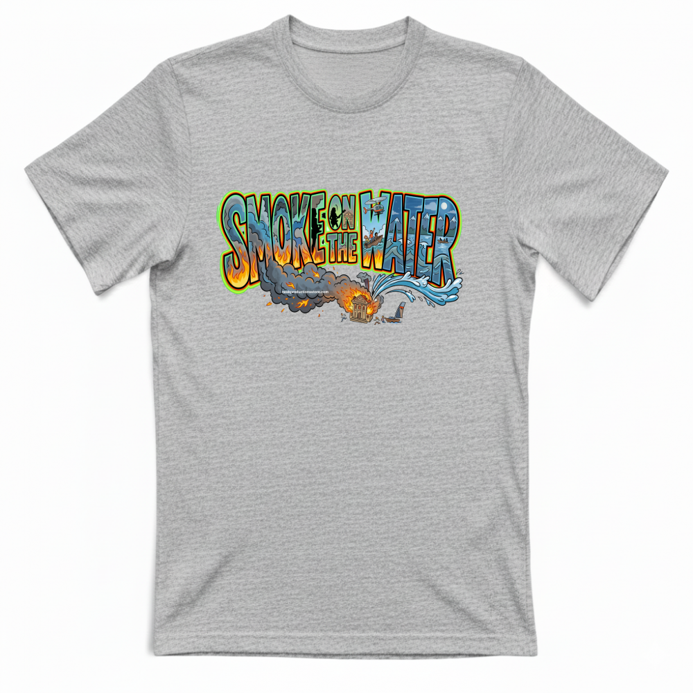 T-Shirt Bambino linea smoke on the water A