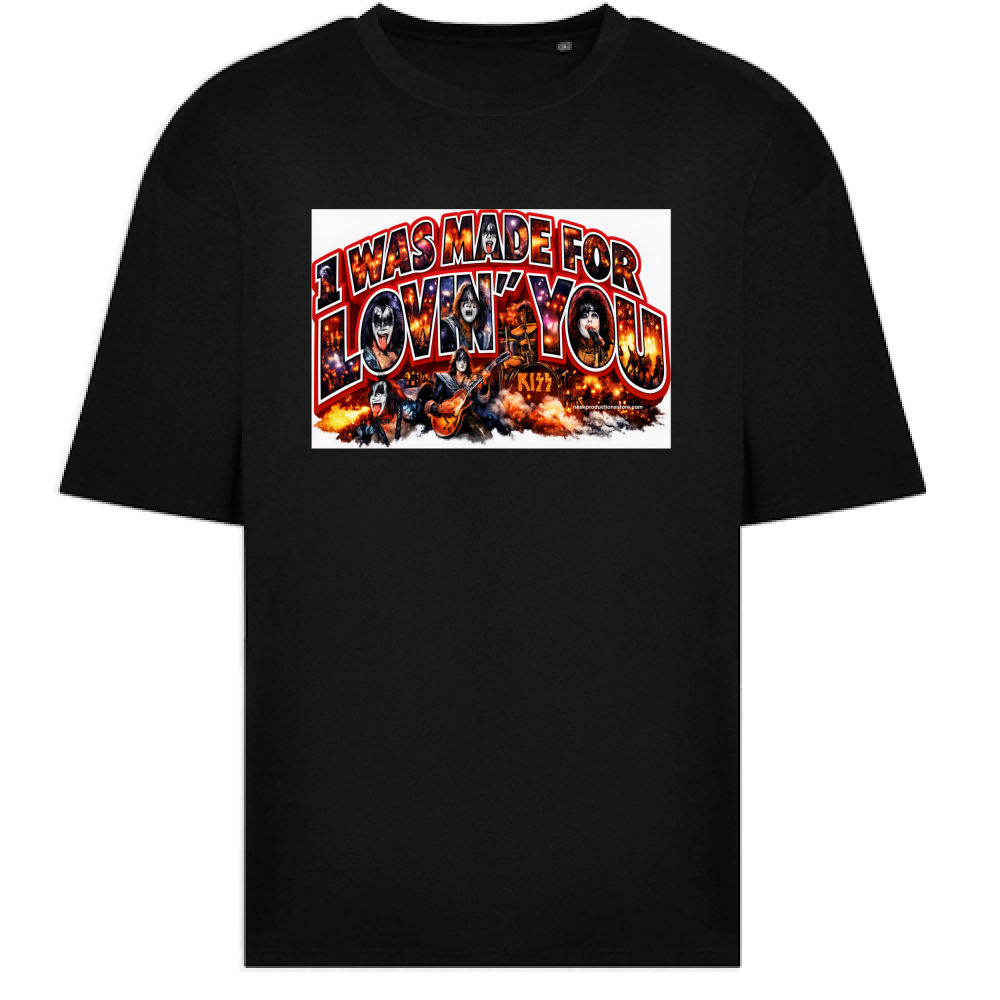 T-Shirt Oversize linea i was made for lovin you 1A