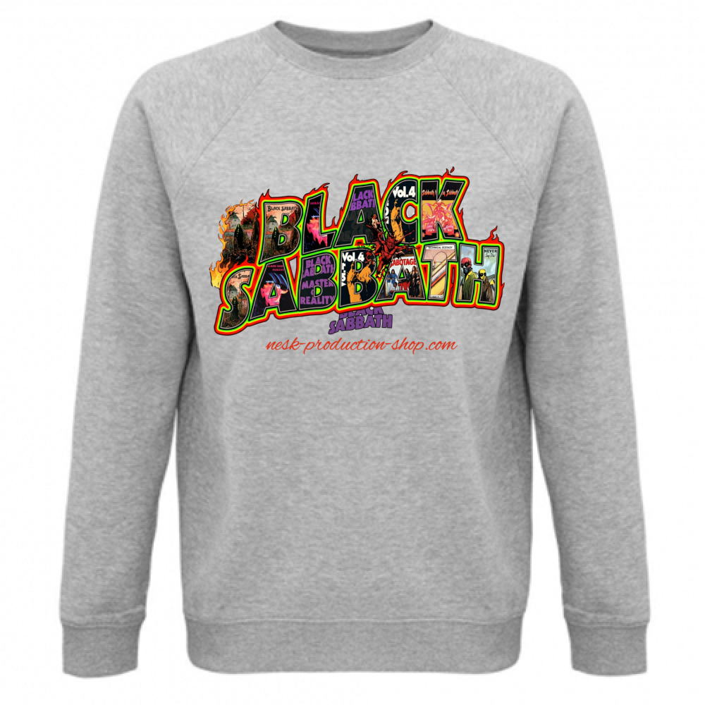 Felpa Unisex Organica linea black sabbath