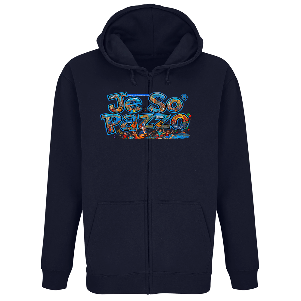 Felpa Premium Cappuccio Zip linea je so pazzo A