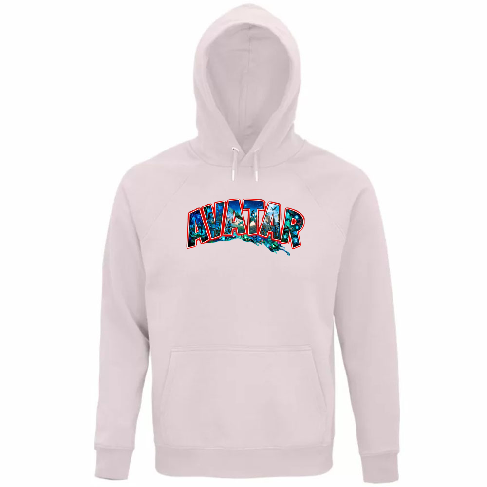 Felpa Organica Unisex Cappuccio linea avatar