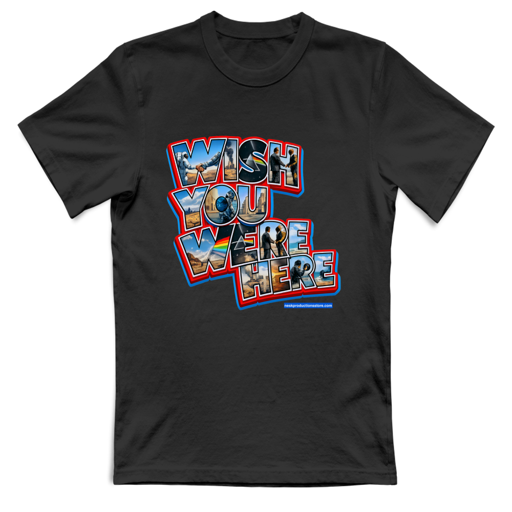 T-Shirt Unisex Large linea wish you were here A
