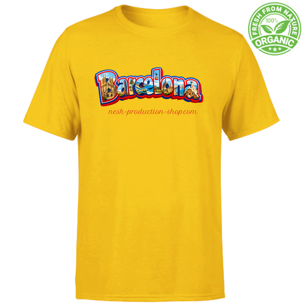 T-Shirt Unisex Organic linea Barcellona