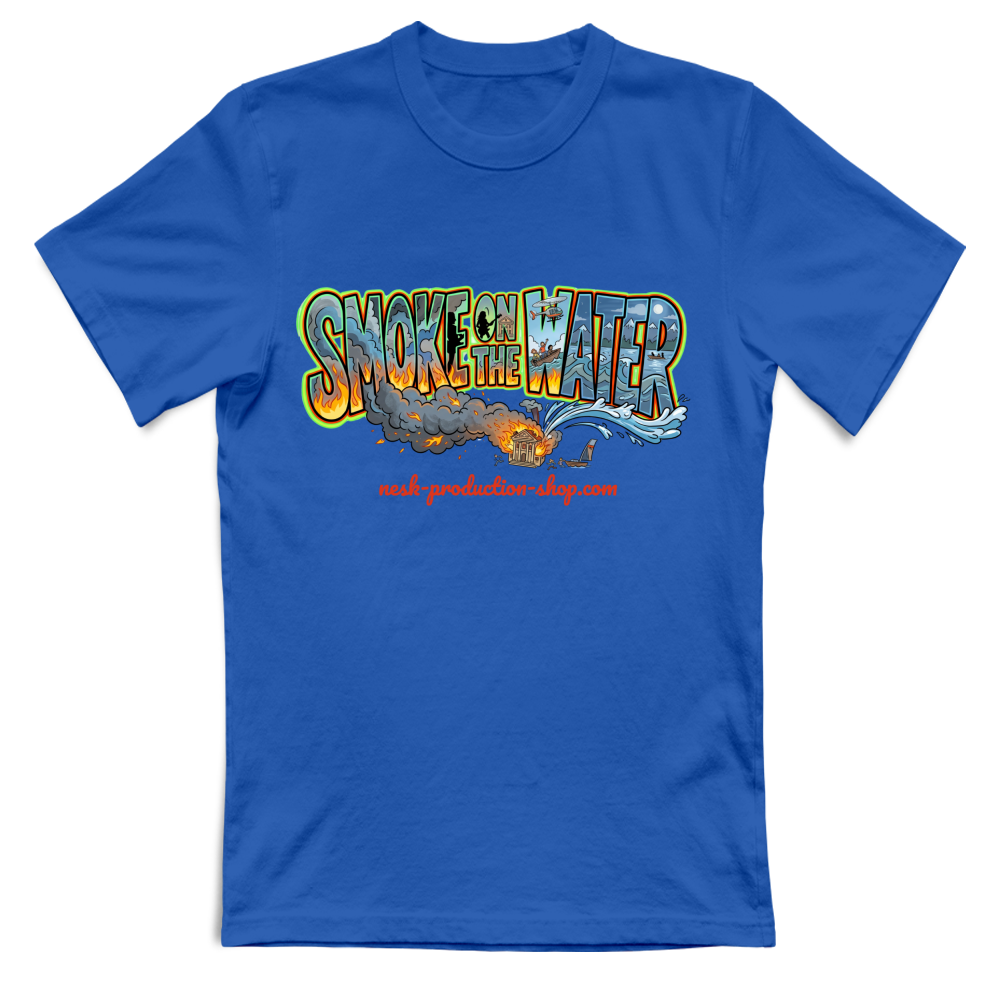 T-Shirt Bambino linea smoke on the water