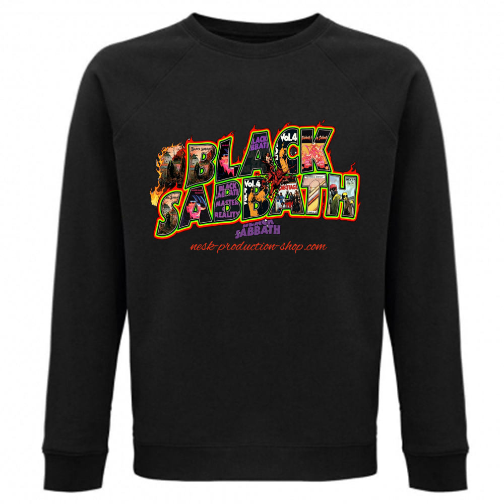 Felpa Unisex Organica linea black sabbath