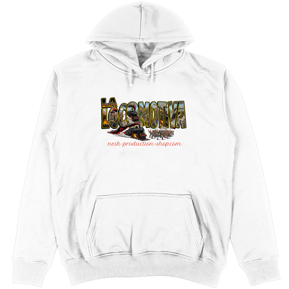 Felpa Unisex con Cappuccio linea la locomotiva