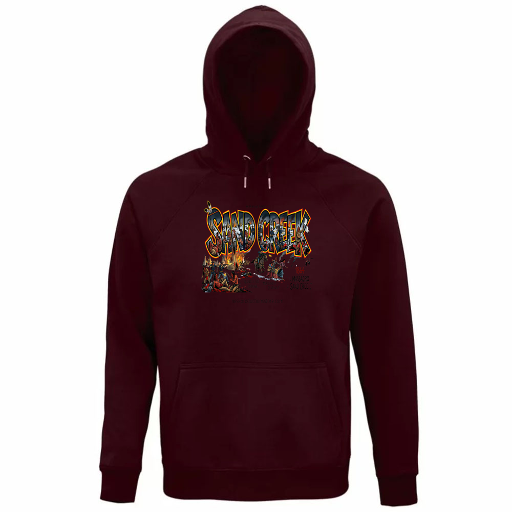 Felpa Organica Unisex Cappuccio linea Sand Creek 1A