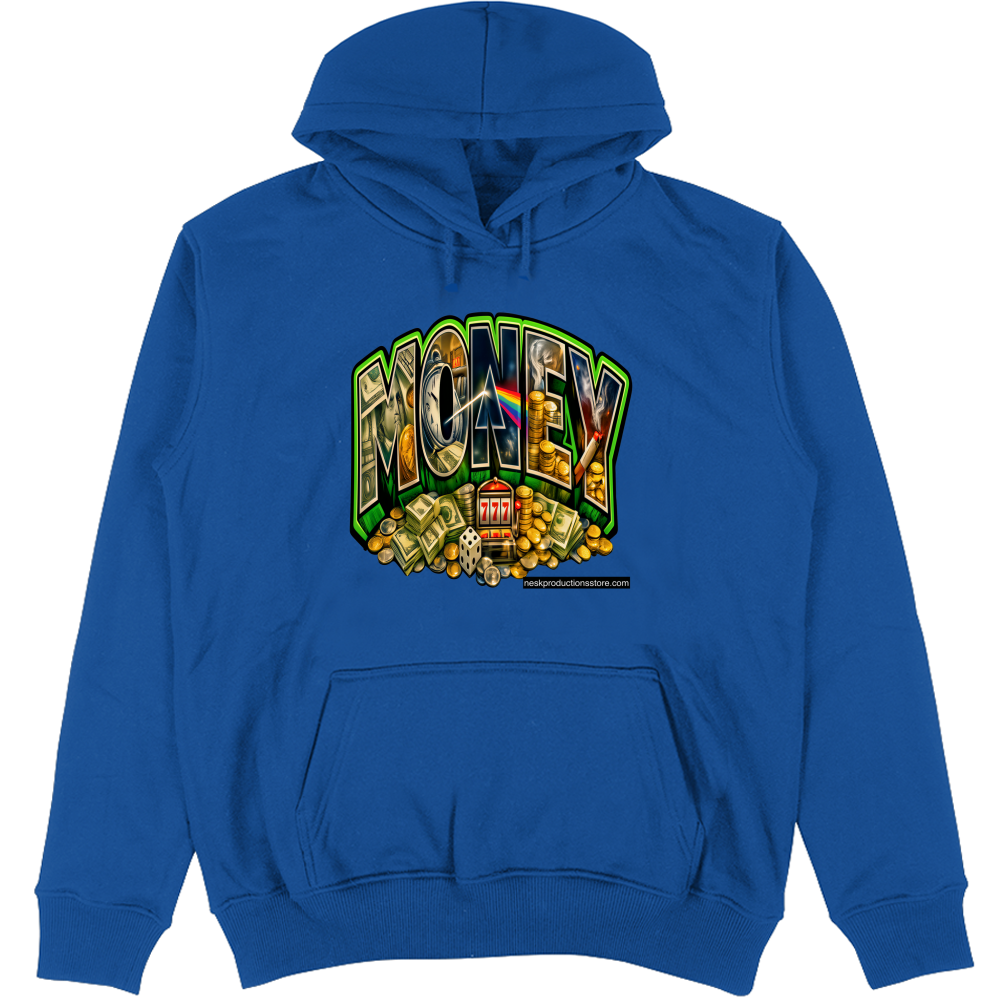 Felpa Unisex con Cappuccio linea Money A