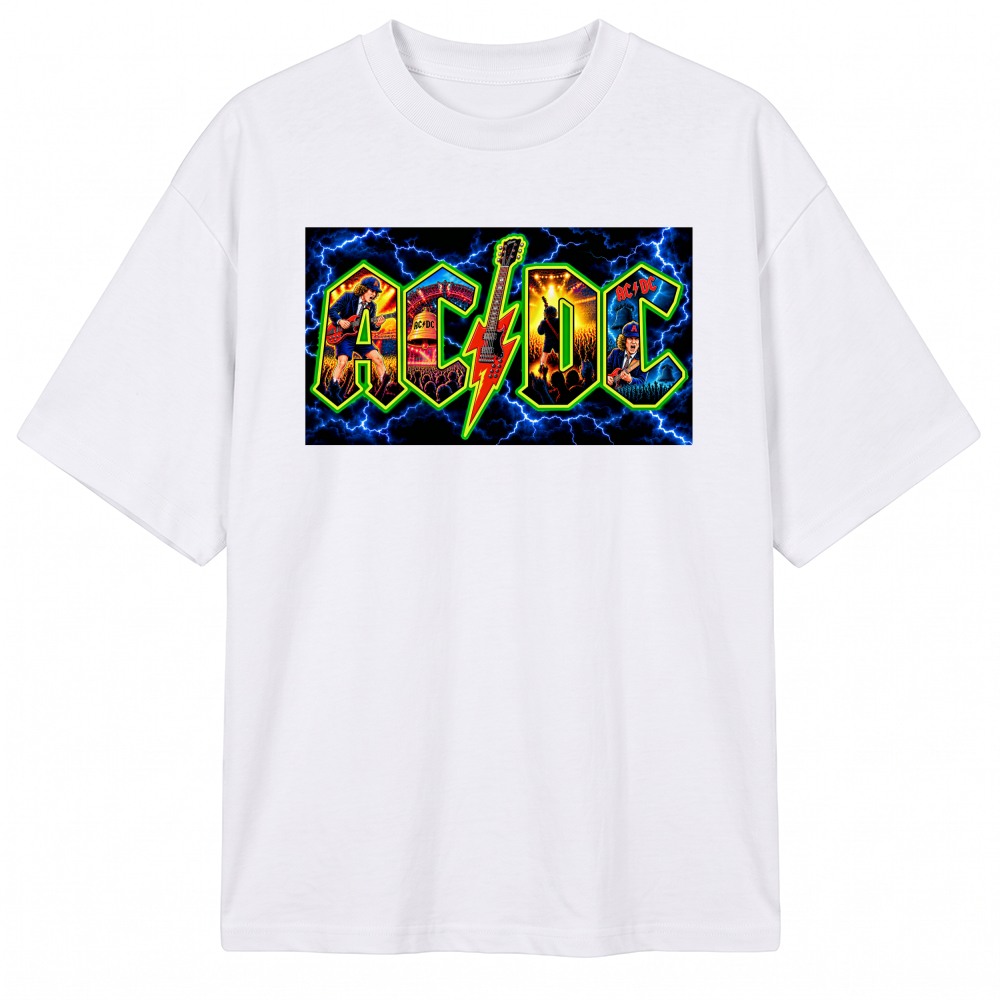 T-Shirt Oversize linea ac/dc B