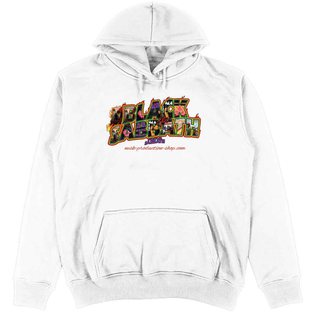 Felpa Unisex con Cappuccio linea black sabbath
