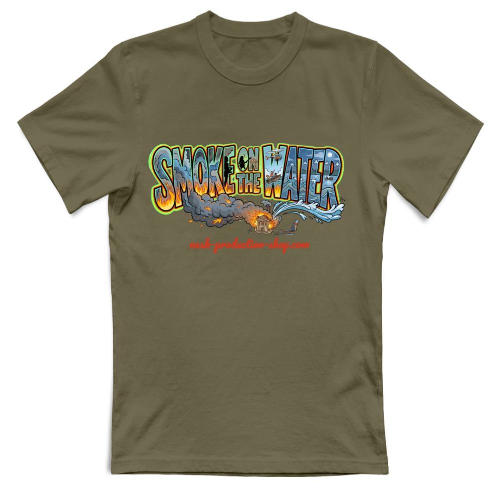 T-Shirt Bambino linea smoke on the water