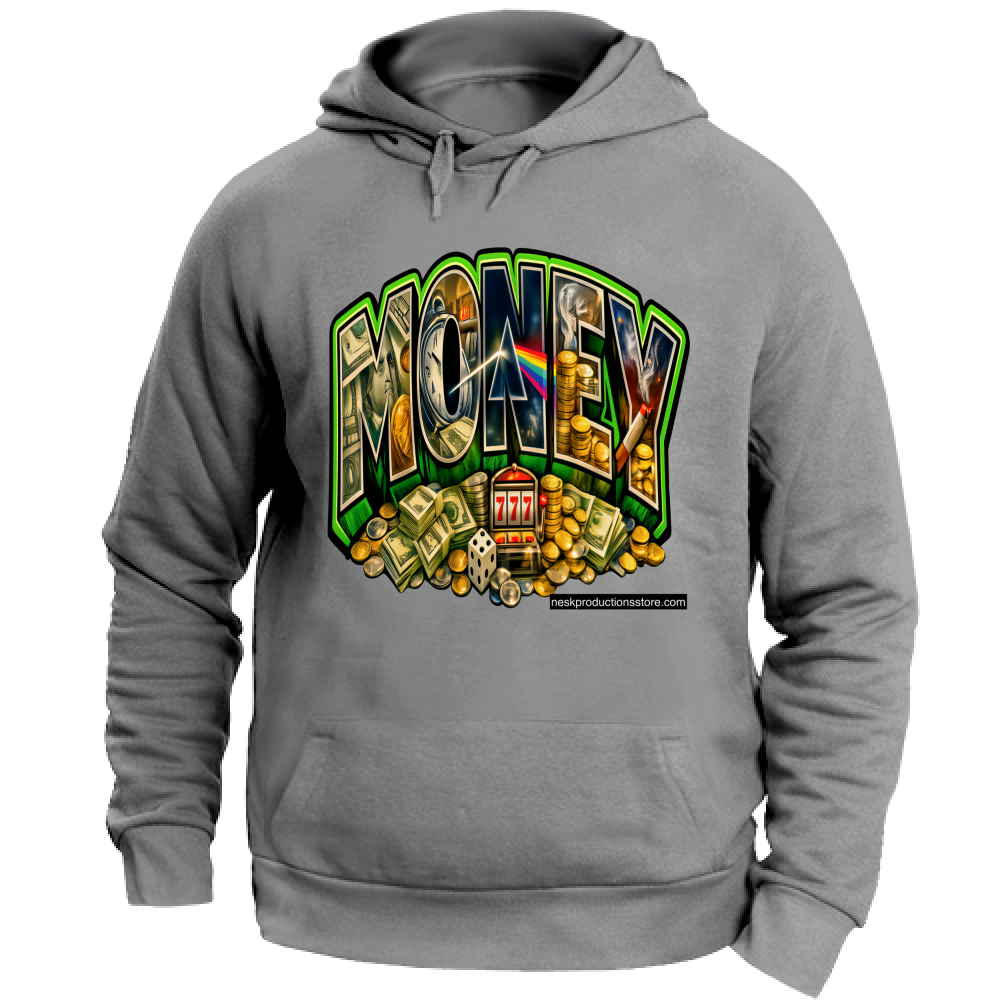 Felpa con Cappuccio Unisex Large linea Money A