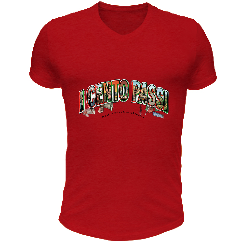 T-Shirt Unisex Scollo V linea cento passi