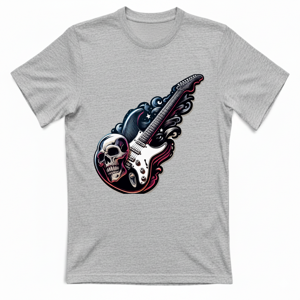 T-Shirt Unisex linea chitarra rock