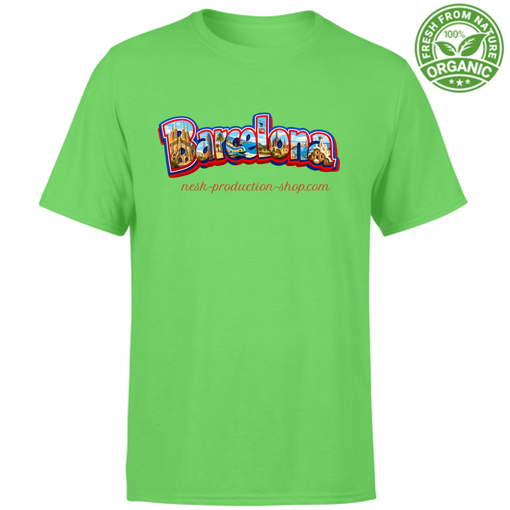 T-Shirt Unisex Organic linea Barcellona