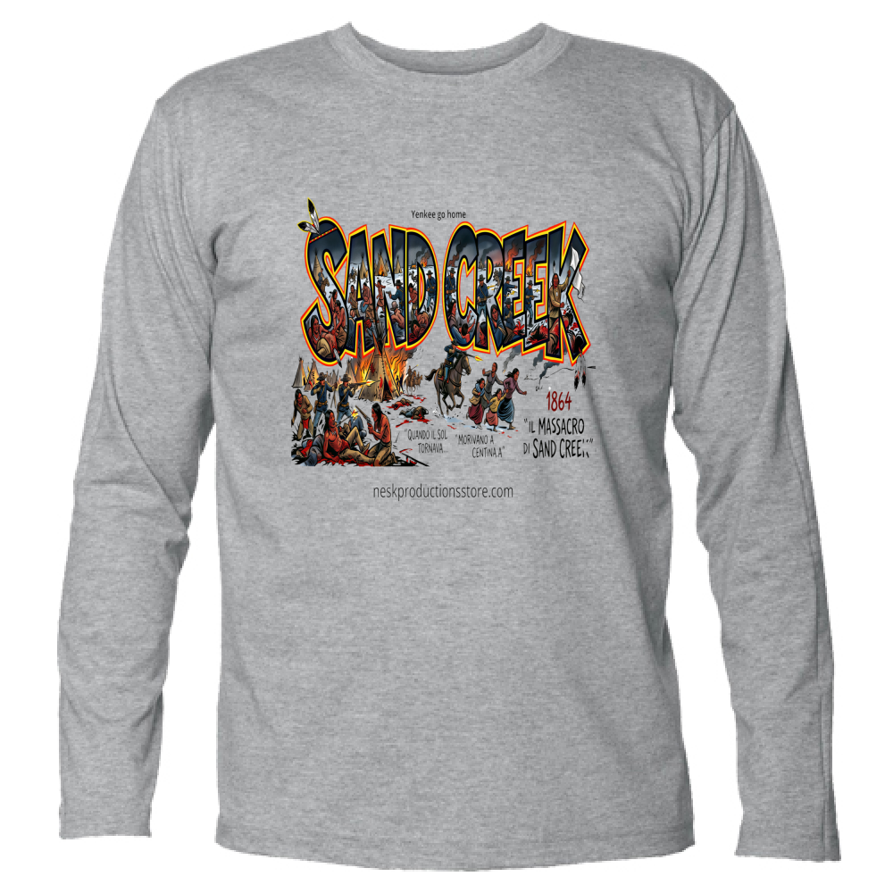 T-Shirt Unisex Manica Lunga linea Sand Creek 1A