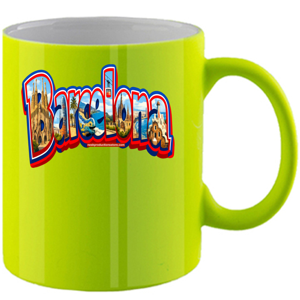 Tazza Fluo linea Barcellona A