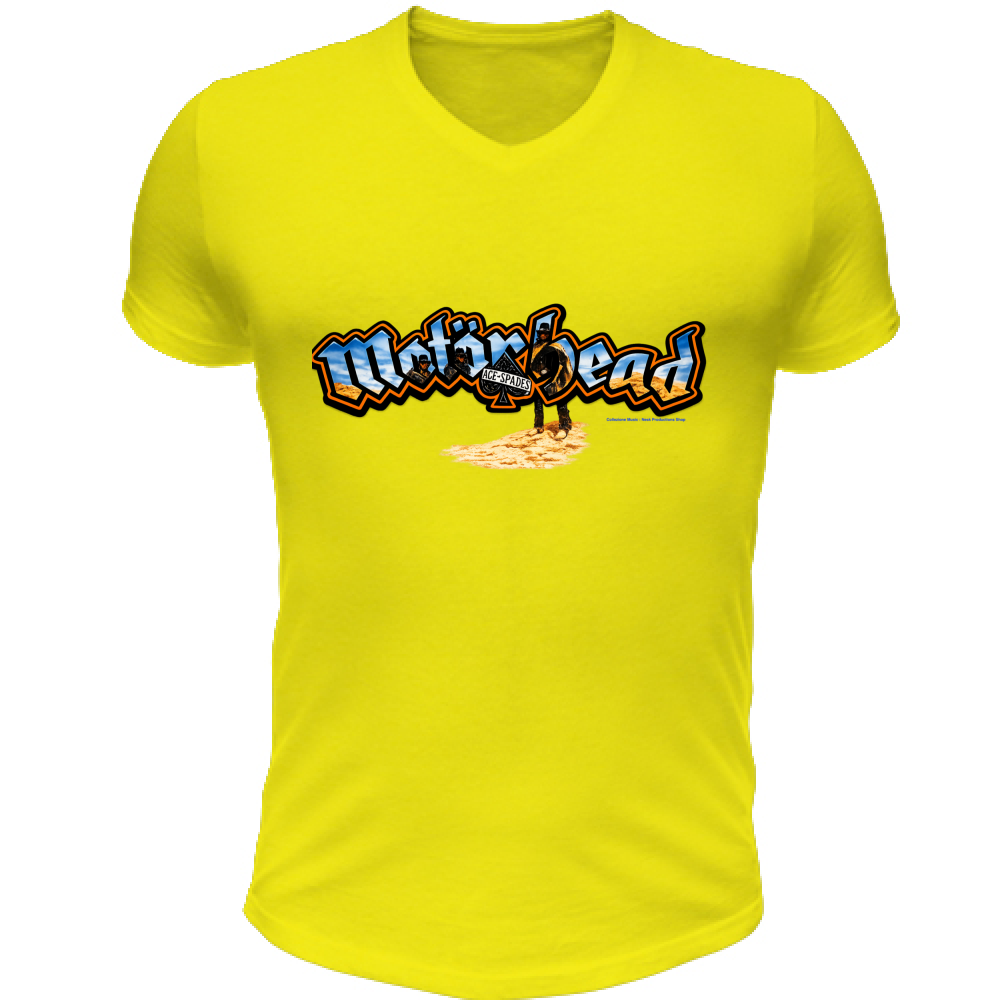 T-Shirt Unisex Scollo V linea motorhead