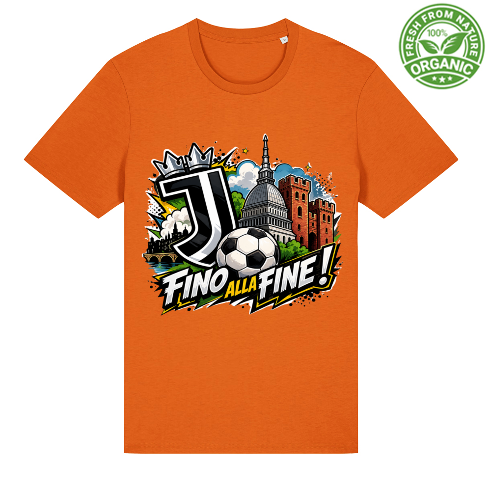 T-Shirt Unisex Organica linea Juve fino alla fine