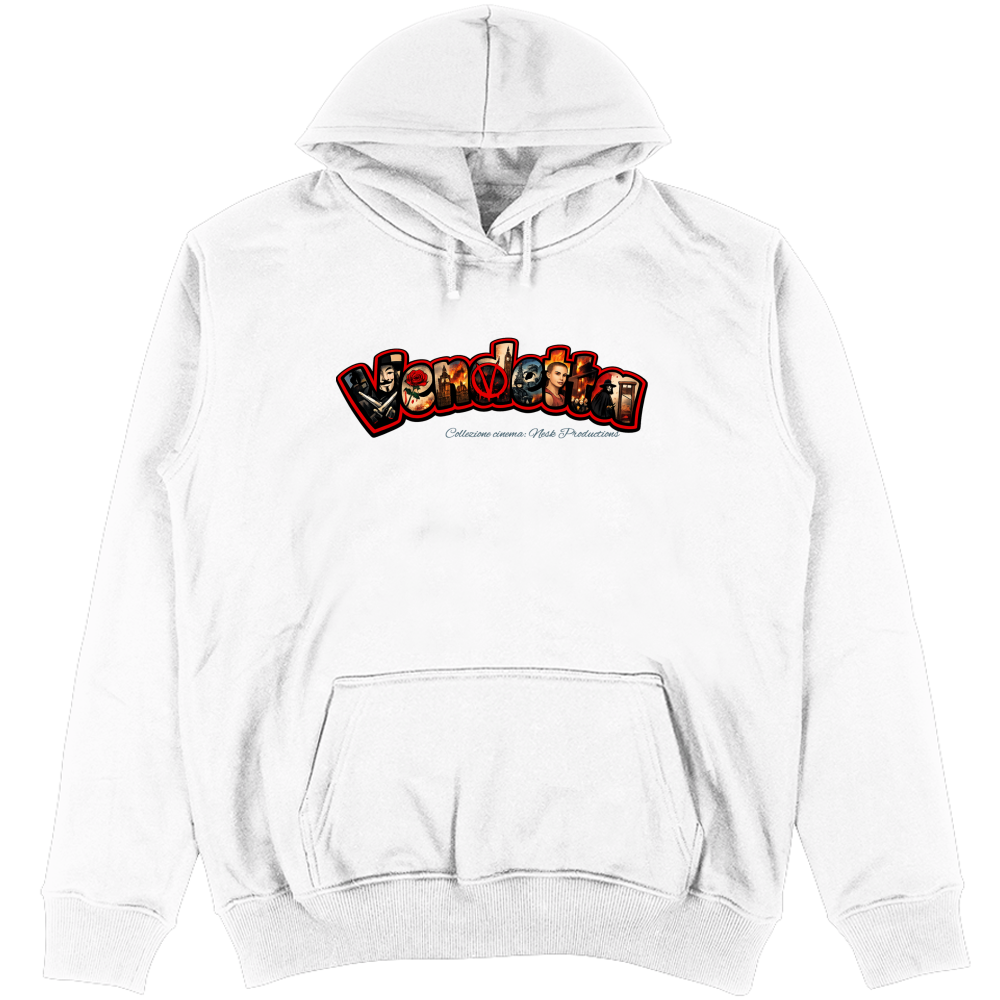Felpa Unisex con Cappuccio linea vendetta