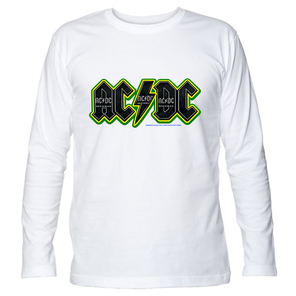 T-Shirt Unisex Manica Lunga linea AC/DC