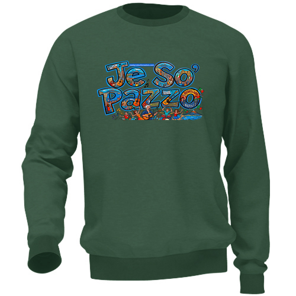 Felpa Unisex linea je so pazzo A