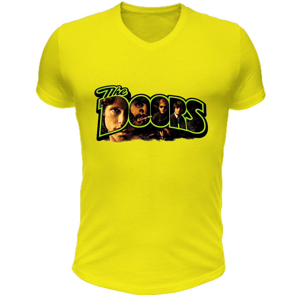 T-Shirt Unisex Scollo V linea doors