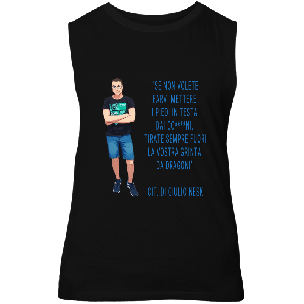 Canotta Unisex T-Shirt con una Frase Motivazionale