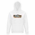 Felpa Organica Unisex Cappuccio Maglietta Verso un Mondo Migliore e Oltre