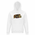 Felpa Organica Unisex Cappuccio linea Black Sabbath A
