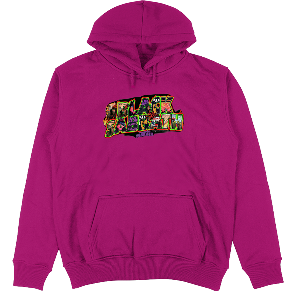 Felpa Unisex con Cappuccio linea Black Sabbath A