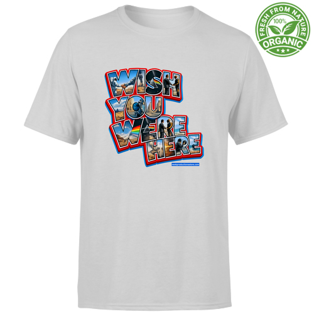 T-Shirt Unisex Organic linea wish you were here A