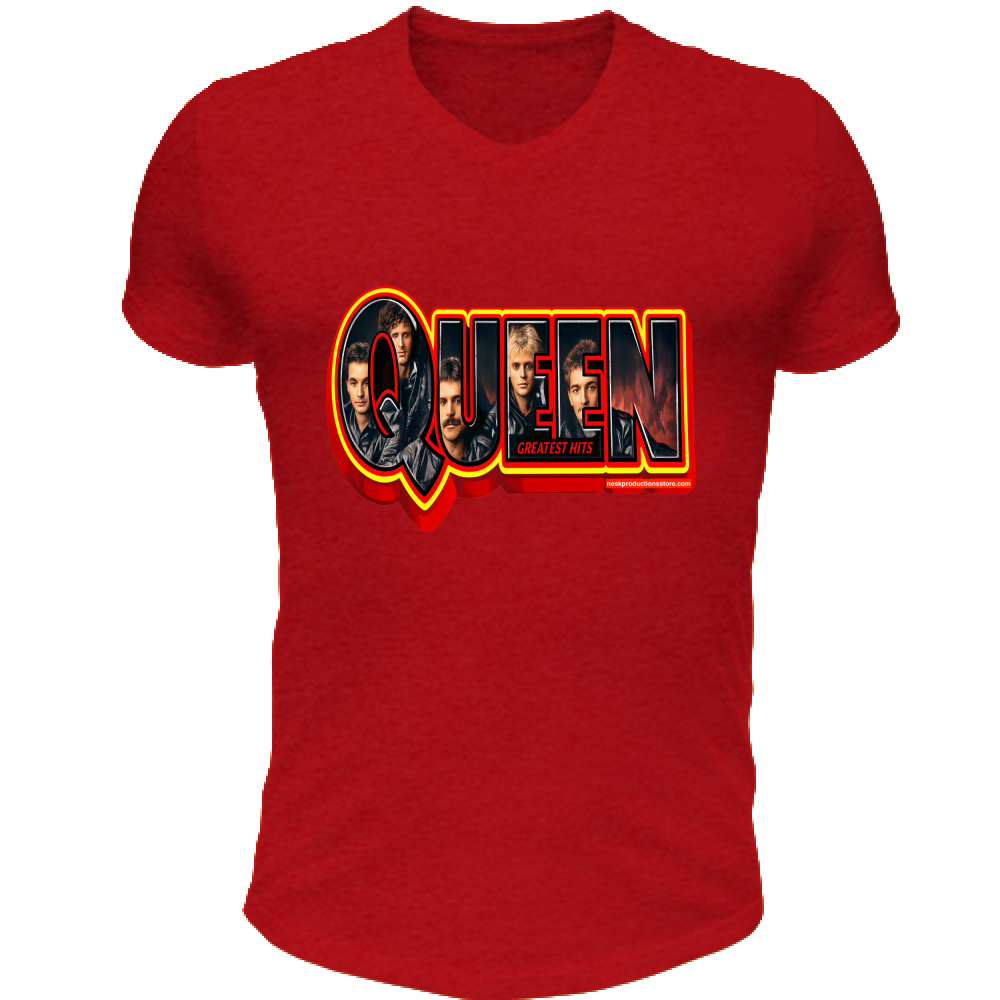 T-Shirt Unisex Scollo V Linea Queen  A