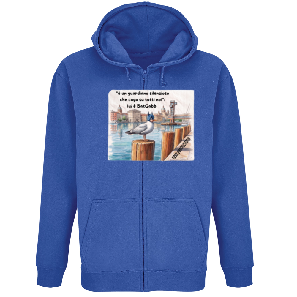 Felpa Premium Cappuccio Zip T-shirt BatGabb is Back Again