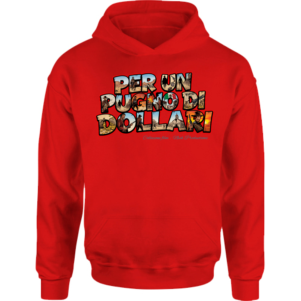 Felpa Bambino con Cappuccio Linea pugno di dollari