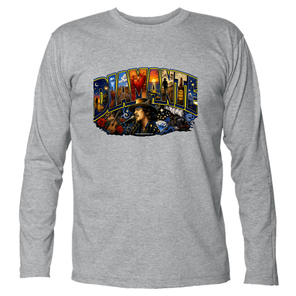 T-Shirt Unisex Manica Lunga linea Diamante Zucchero