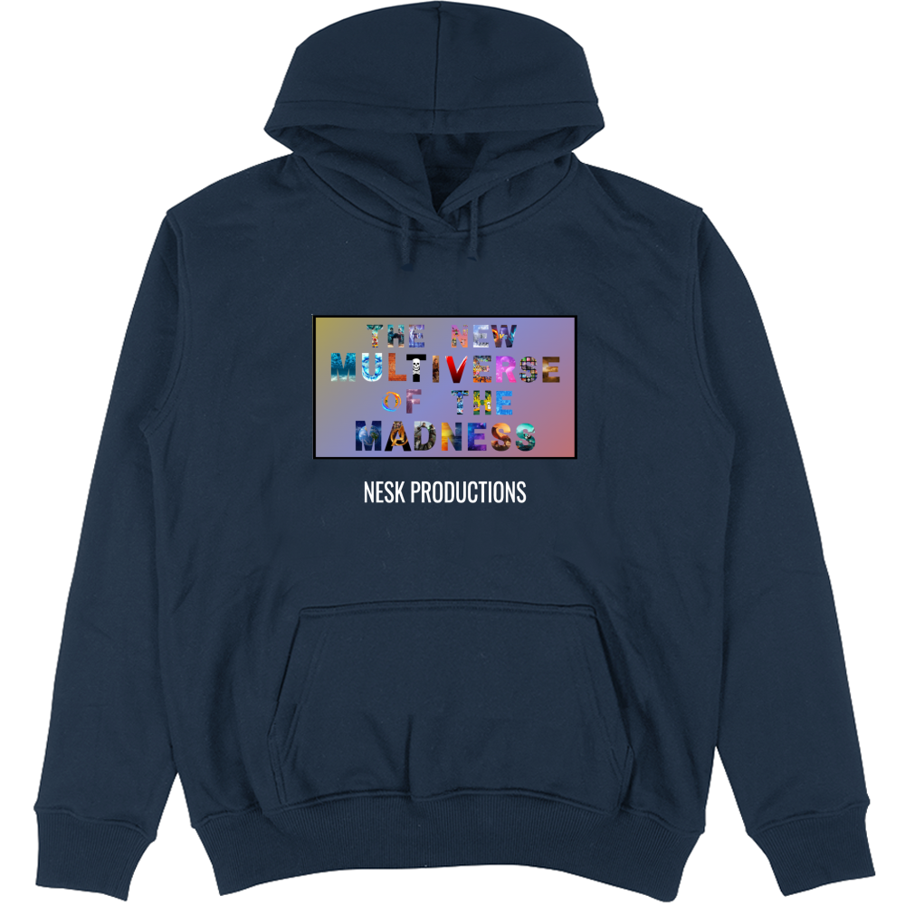 Felpa Unisex con Cappuccio T-Shirt del Multiverso con Sfondo a Colori