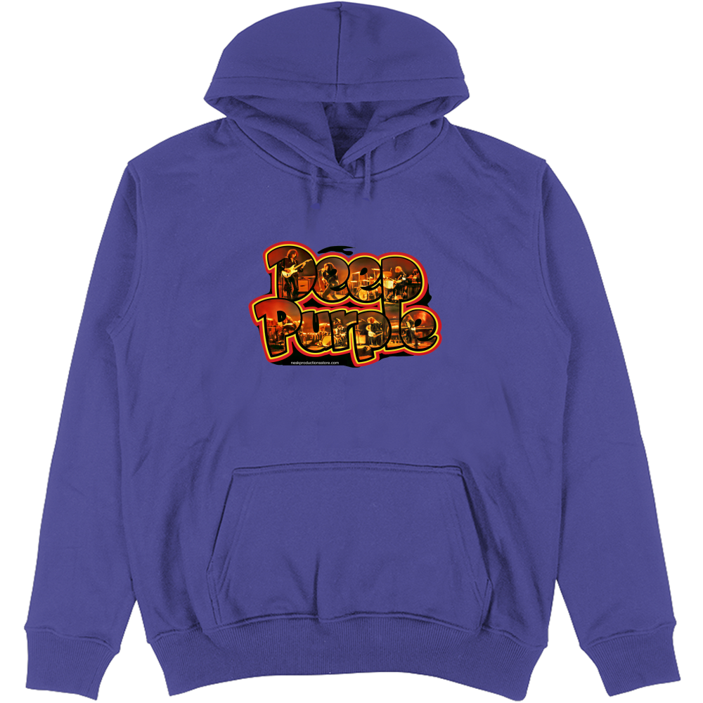 Felpa Unisex con Cappuccio linea Deep Purple