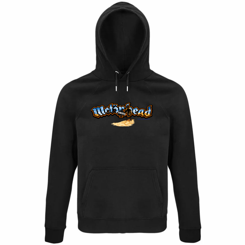 Felpa Organica Unisex Cappuccio linea motorhead