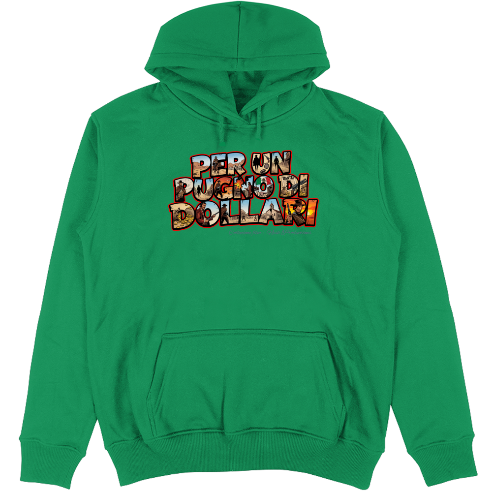 Felpa Unisex con Cappuccio Linea pugno di dollari