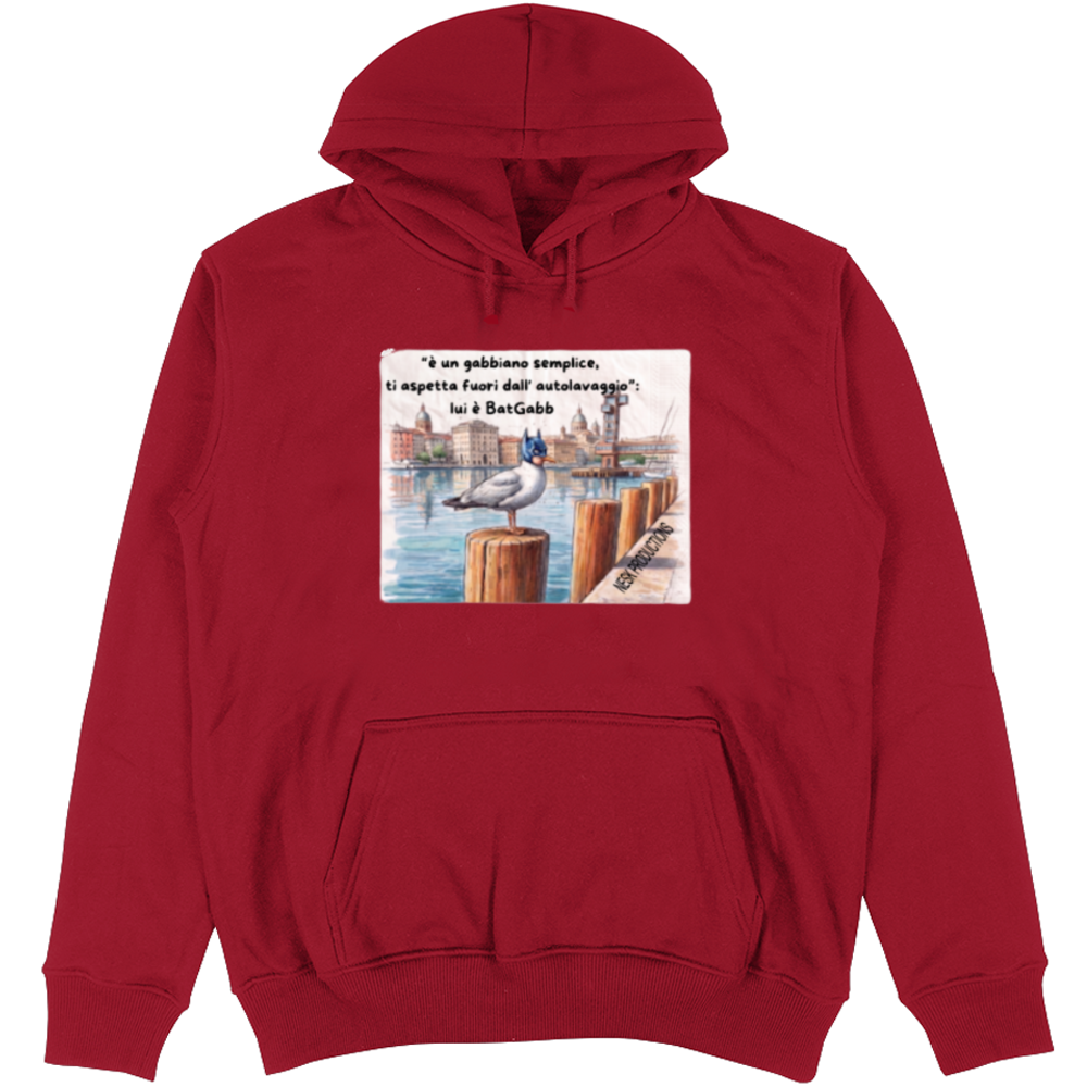 Felpa Unisex con Cappuccio T-Shirt BatGabb Will Returns