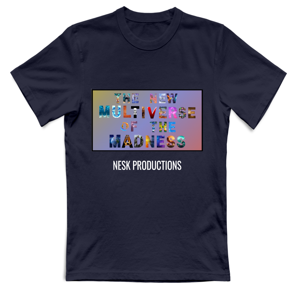 T-Shirt Unisex T-Shirt del Multiverso con Sfondo a Colori
