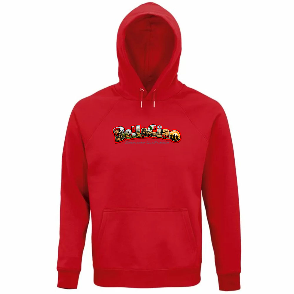 Felpa Organica Unisex Cappuccio linea bella ciao