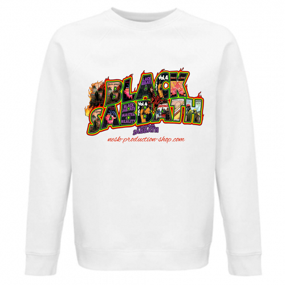 Felpa Unisex Organica linea black sabbath