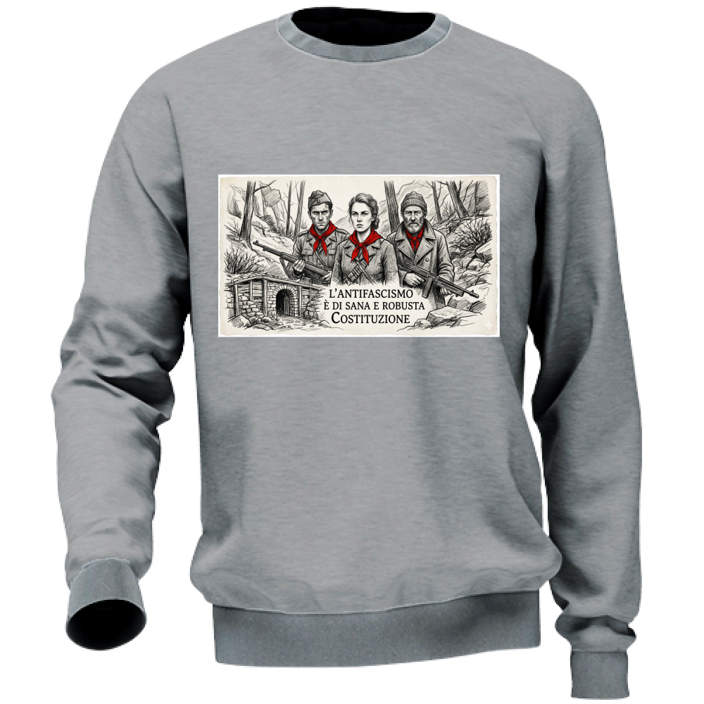 Felpa Unisex linea antifa