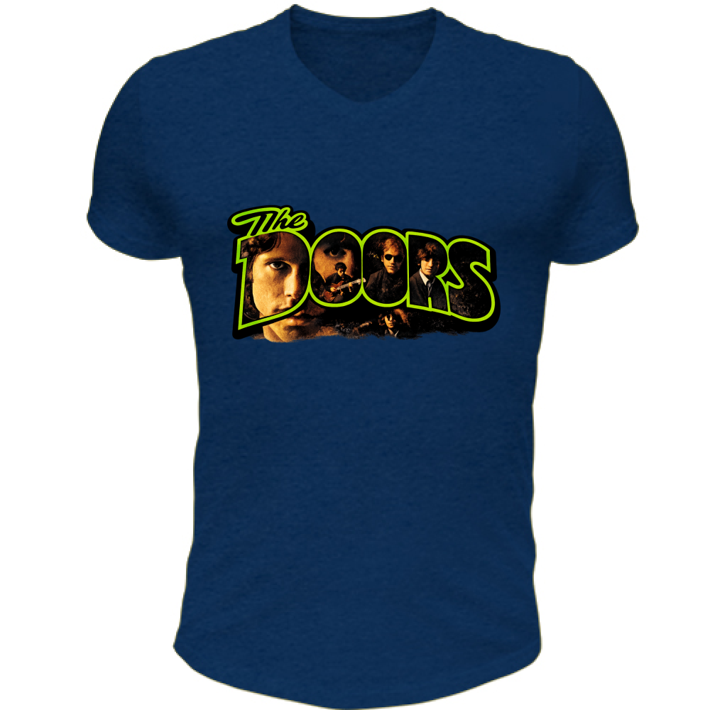 T-Shirt Unisex Scollo V linea doors